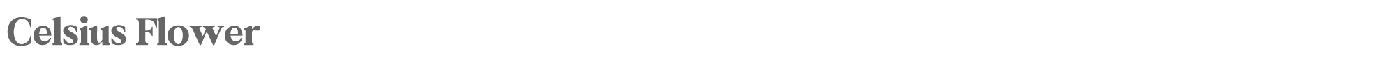 Celsius Flower Celsius Flower.ttf font preview